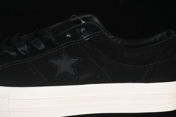 Converse One Star Suede Black Low Top Casual Skate Shoes - 149908C