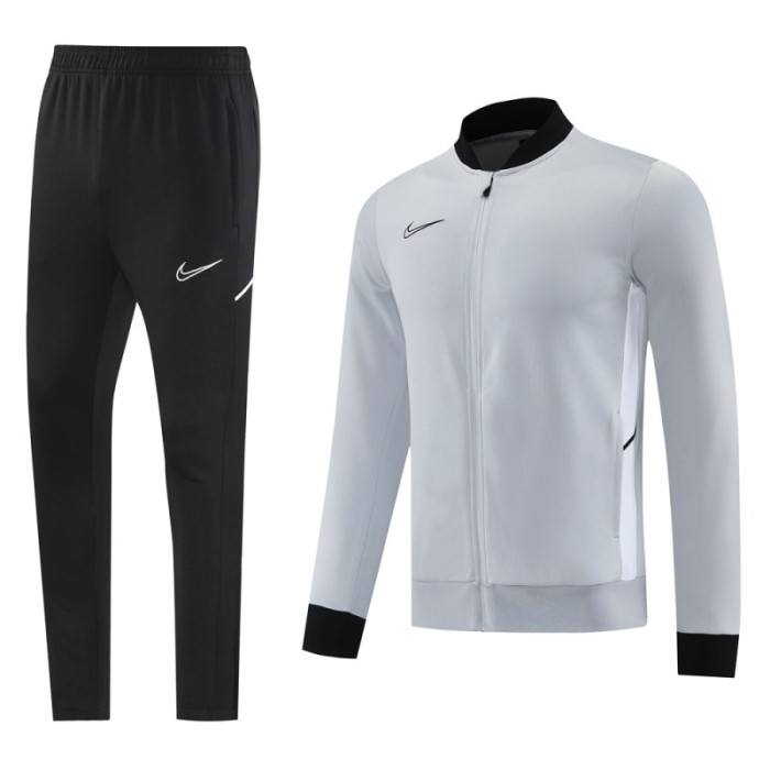 2025 NIKE Grey Full Zipper Jacket + Long Pants