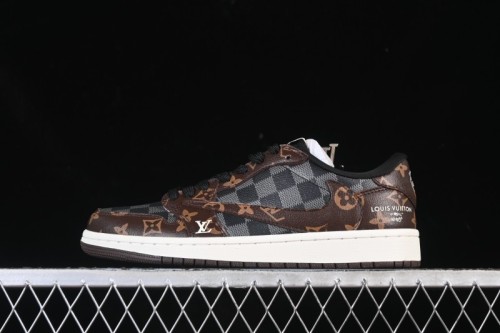 Nike Travis Scott x Fragment Design x Air Jordan 1 Low OG SP AJ1 Low-top Casual Sneakers SC0601-051