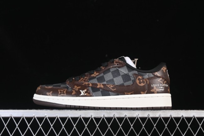 Nike Travis Scott x Fragment Design x Air Jordan 1 Low OG SP AJ1 Low-top Casual Sneakers SC0601-051