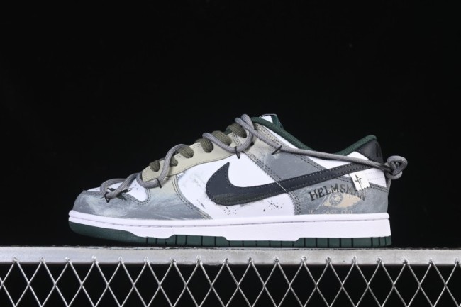Nike SB Dunk Low Anniversary Custom Low-Top Casual Skate Shoes - DV0833-111