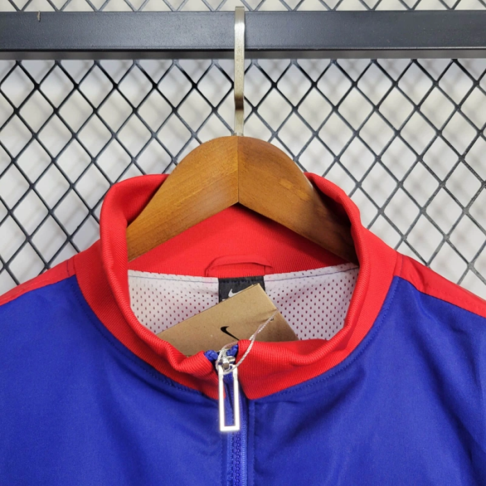 25/26 Barcelona Jacket Blue Windbreaker