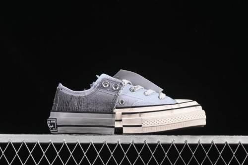 Converse Chuck 70 Low Feng Chen Wang Collaboration Deconstructed Canvas Sneakers - A15742C
