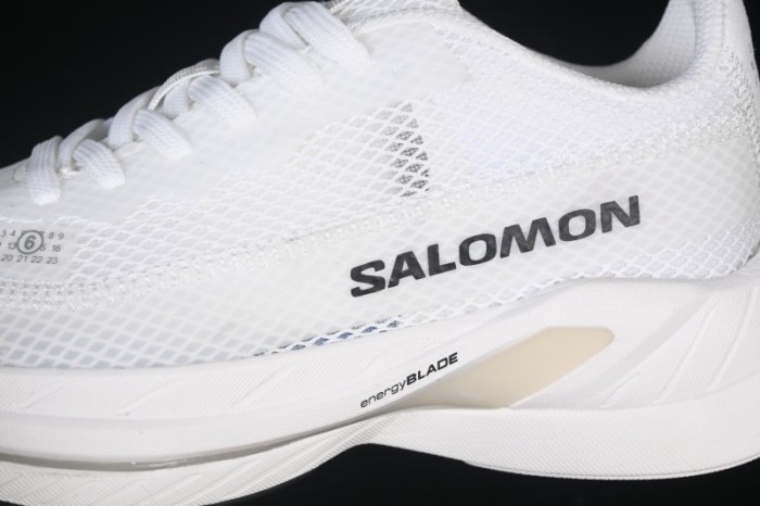 Maison Margiela MM6 x Salomon Spectur Low-Top Lace-Up Casual Lifestyle Shoes in White - AJE5