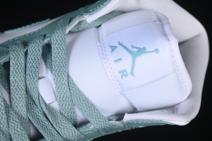 Nike Air Jordan 1 Mid Jade Smoke - BQ6472-138