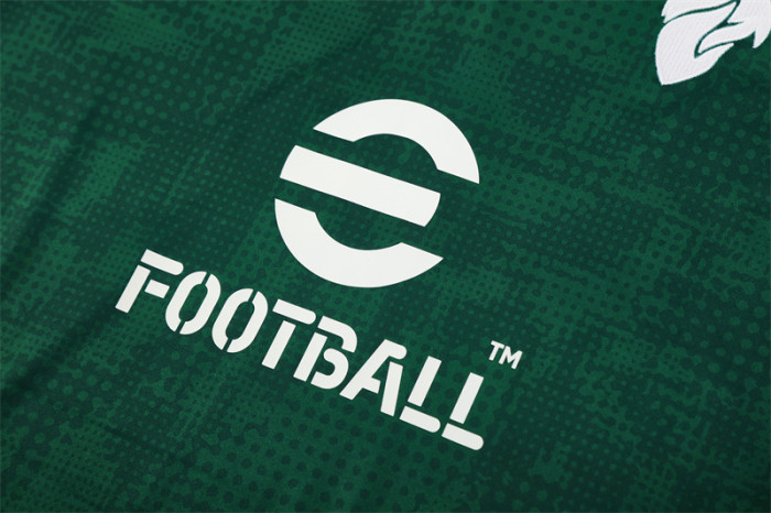 25/26 AC Milan Green Camouflage Half Zipper Jacket+Long Pants