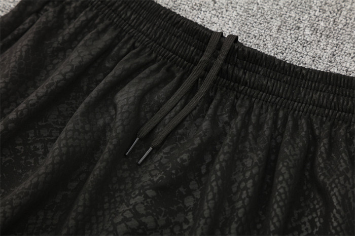 25/26 Barcelona Black Joint Edition Half Zipper Jacket+Long Pants