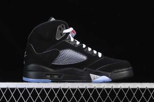 Nike Air Jordan 5 Black Metallic Reimagined Retro Basketball Shoes - HF3975-001