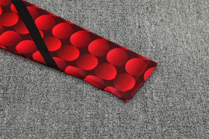 25/26 Feyenoord Red Black Camouflage Half Zipper Jacket+Long Pants