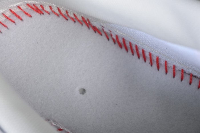 Nike Air Force 1 '07 Low Supreme Collaboration White Blue Gray Red Casual Sneakers - XD2588-602