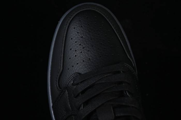 Nike Air Jordan 1 Low AJ1 Black White Canvas Patch Low Top Casual Basketball Shoes - HV5968-001