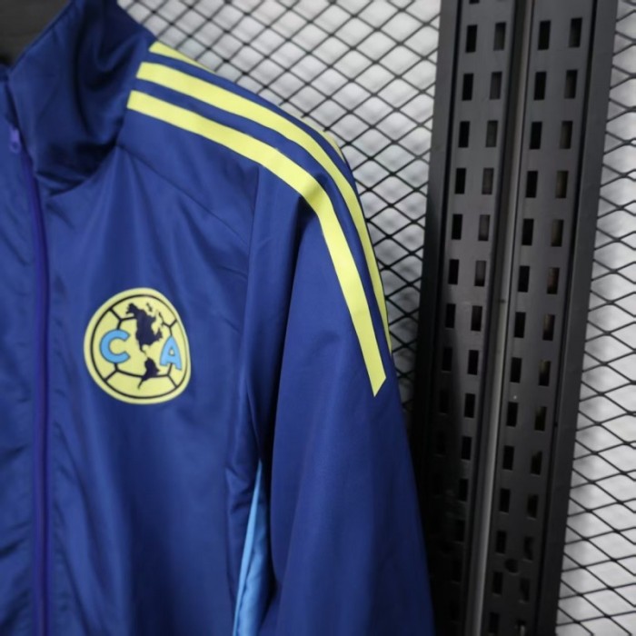 25/26 Club America Blue Windbreaker (with Inner Lining)