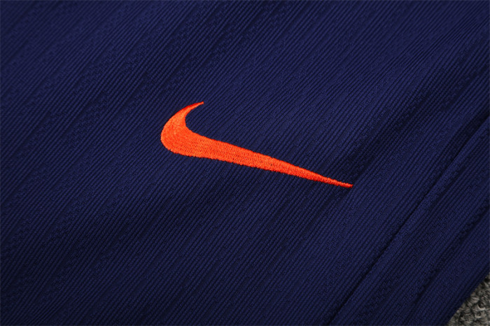 Player Version 25/26 Barcelona Royal Blue T90 Half Zipper Jacket+Long Pants