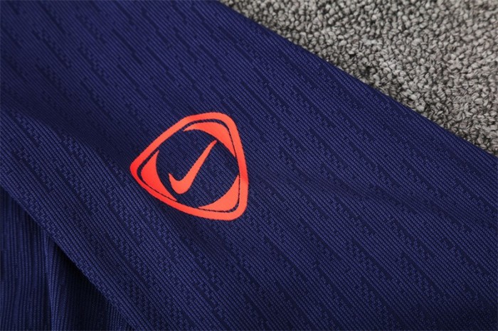 Player Version 25/26 Barcelona Royal Blue T90 Half Zipper Jacket+Long Pants