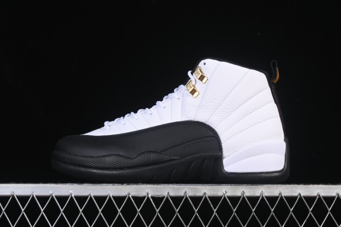 Nike Air Jordan 12 Retro Taxi Gold Buckle Basketball Shoes - CT8013-117