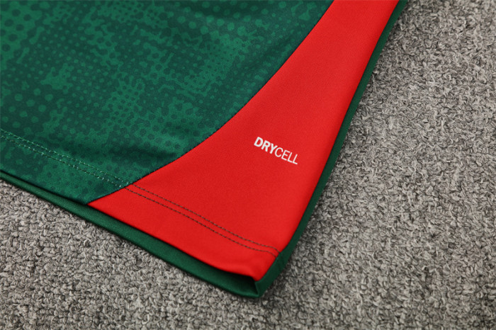 25/26 AC Milan Green Camouflage Half Zipper Jacket+Long Pants