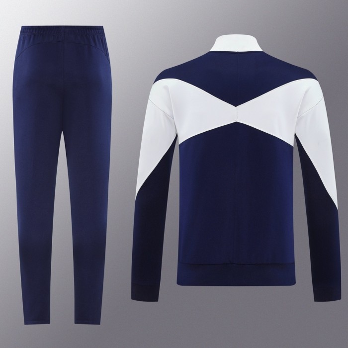 2025 NIKE Black/WHITE Full Zipper Jacket + Long Pants