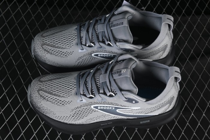 Brooks Glycerin 22 Cushioned Marathon Nitrogen Running Shoes - 1104451D078