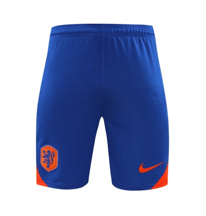 2025 Netherlands Blue Short Sleeve+Soccer Shorts