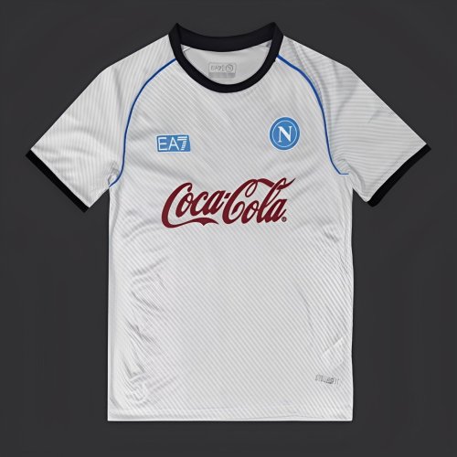 25/26 SSC Napoli White/Silver Training Jersey