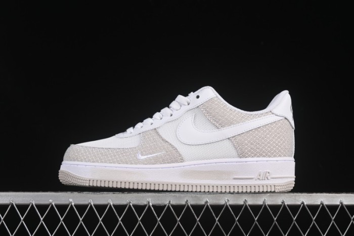 Nike Air Force 1'07 Low Denim Small Swoosh Casual Sneakers - ZH0316-092