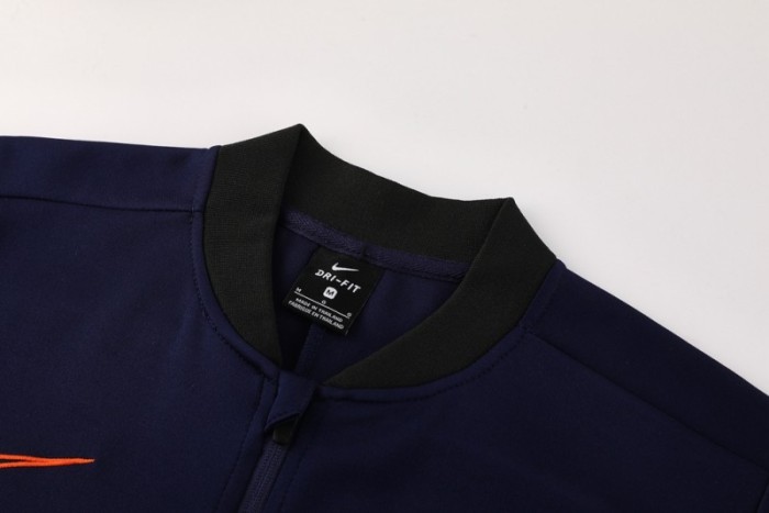 2025 NIKE Navy Full Zipper Jacket + Long Pants