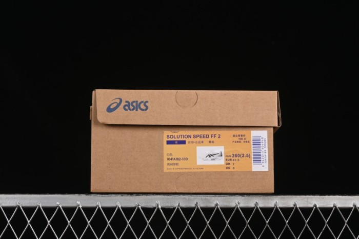 Asics Solution Speed FF 2 Retro Breathable Cushioned Casual Running Shoes - 1041A182-100