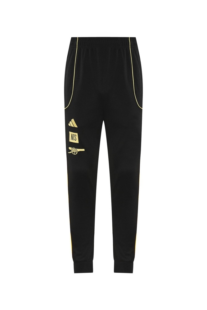 25/26 Arsenal Black Full Zipper Jacket + Long Pants