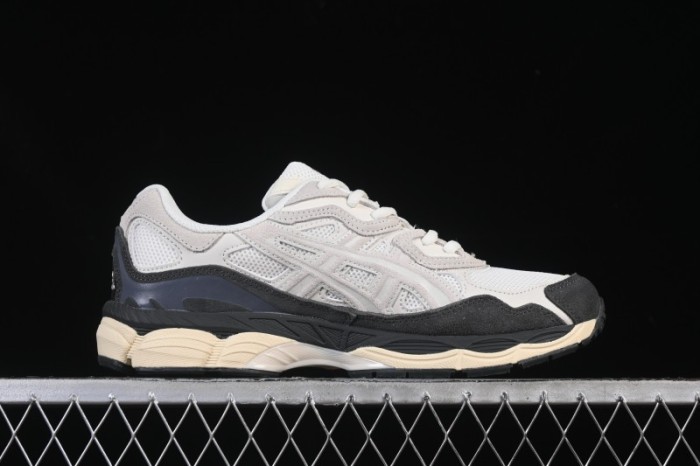 Asics Gel-NYC Retro Running Shoes with Breathable Mesh and Suede Upper - 1203A383-111