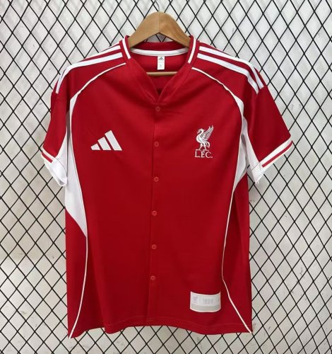 25/26 Liverpool US Pack Baseball Red Jersey