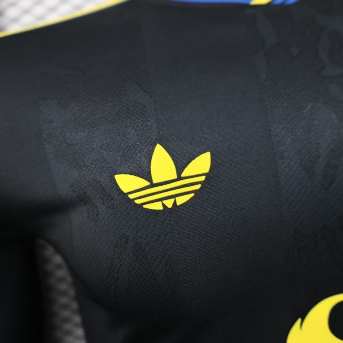Player Version 25/26 Manchester United Third Black Long Sleeve Jersey