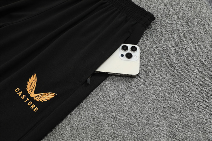 25/26 Feyenoord Red Black Camouflage Half Zipper Jacket+Long Pants