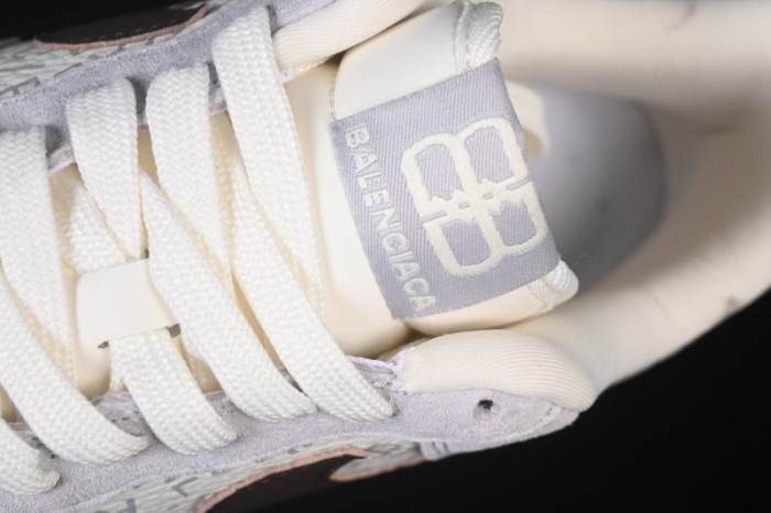 Nike Air Force 1 '07 Low Balenciaga Collaboration White Brown Casual Sneakers - YF9511-806