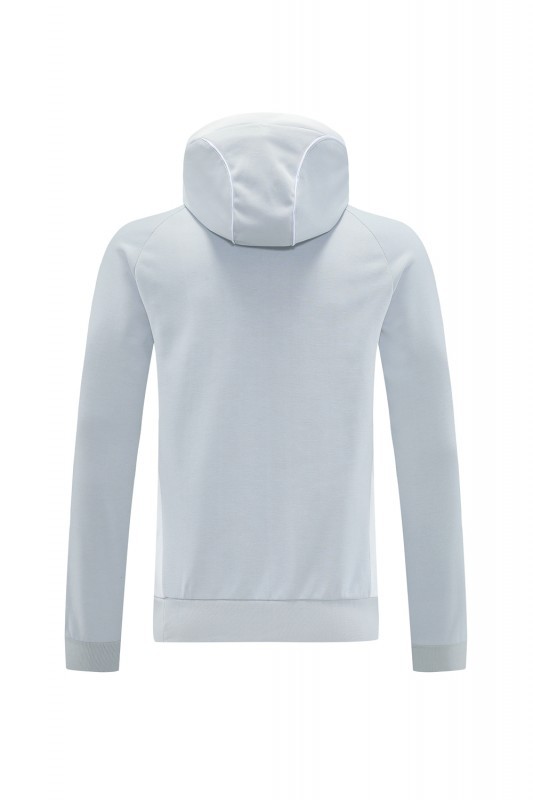 25/26 Real Madrid Hoodie Full Zipper Jacket + Long Pants