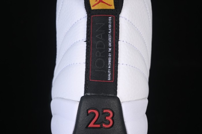 Nike Air Jordan 12 Retro Taxi Gold Buckle Basketball Shoes - CT8013-117