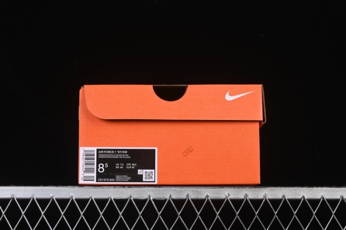 Nike Off White Air Force 1 '07 Low Casual Sports Sneakers - DD1876-600