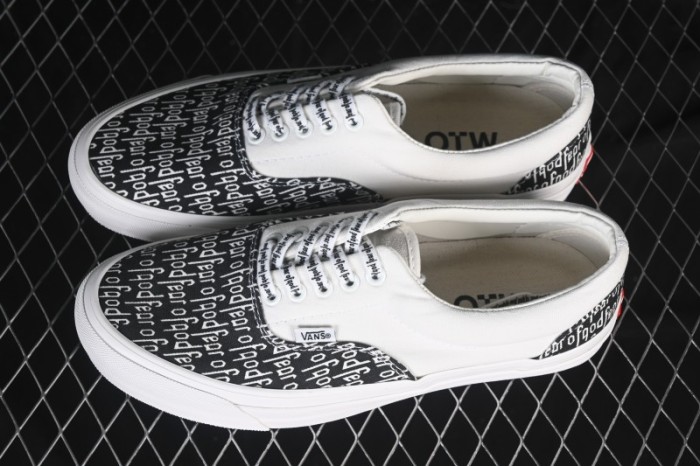 Vans Era 44 Low-Top Casual Skate Shoes with All-Over Logo Print - VN0A3MQ5PZP1