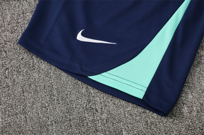 25/26 Brazil Blue Green Camouflage with XS Short Sleeve+Soccer Shorts