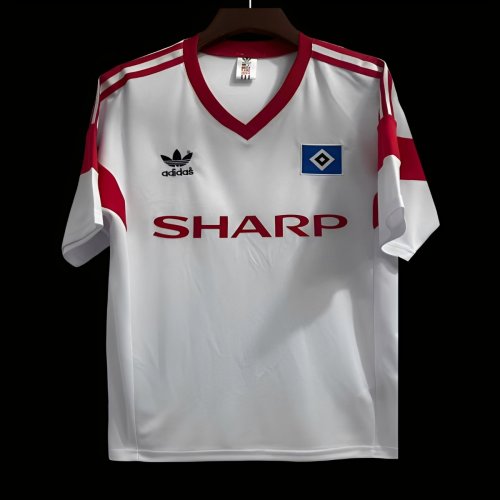 Retro 88/89 Hamburger SV Home Jerey