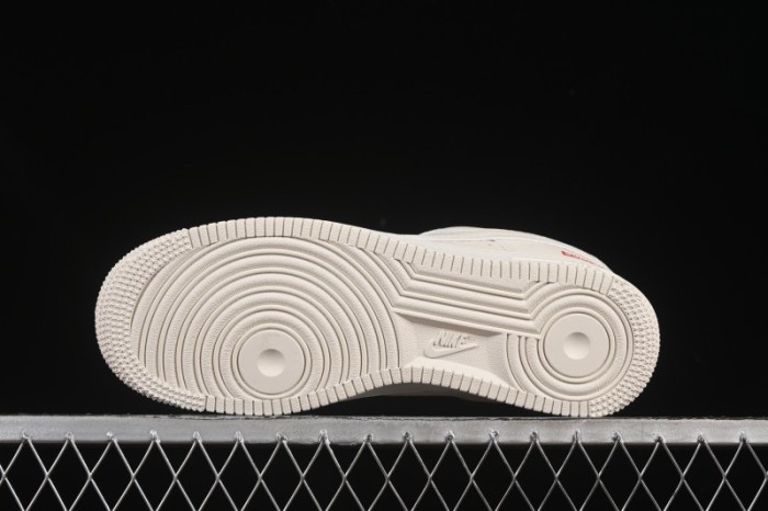 Nike Air Force 1 '07 Low Supreme Collaboration Versatile Beige Casual Sneakers - CS5288-011