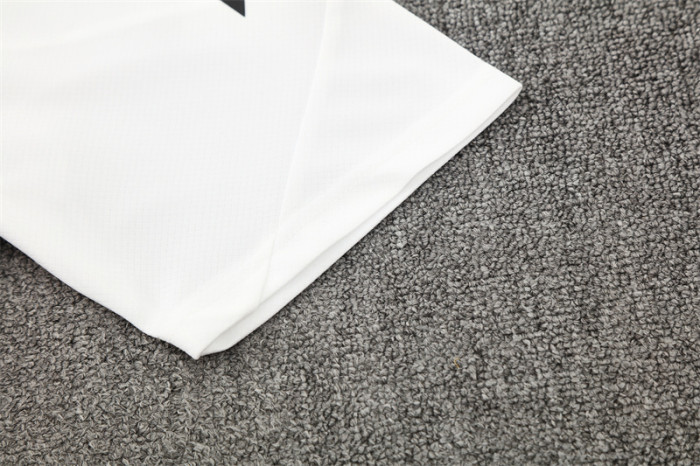 25/26 Manchester United White Purple Short Sleeve+Soccer Shorts