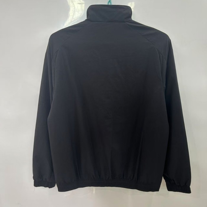 25/26 Liverpool Black Windbreaker