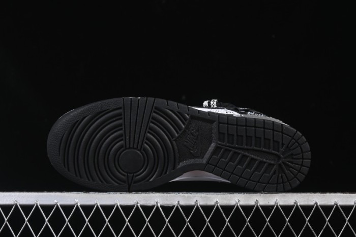 Nike SB Dunk Low Strap Custom Low-Top Casual Skate Shoes - DD1391-100