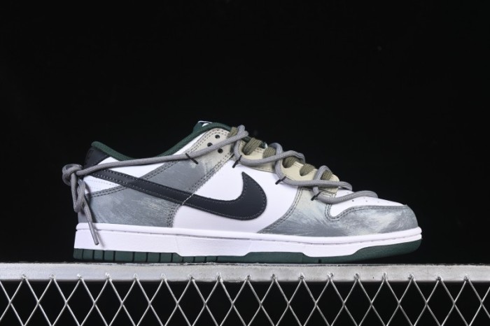 Nike SB Dunk Low Anniversary Custom Low-Top Casual Skate Shoes - DV0833-111