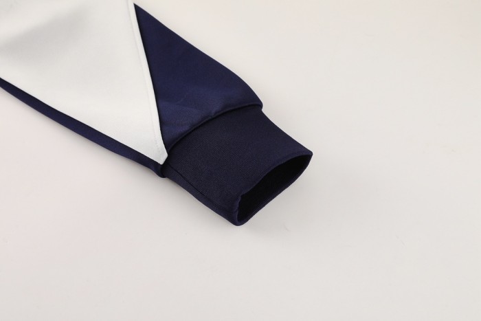 2025 NIKE Black/WHITE Full Zipper Jacket + Long Pants