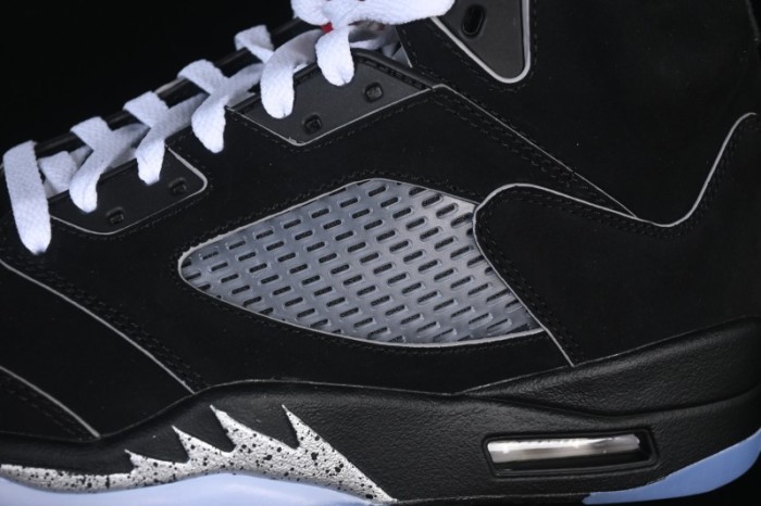 Nike Air Jordan 5 Black Metallic Reimagined Retro Basketball Shoes - HF3975-001