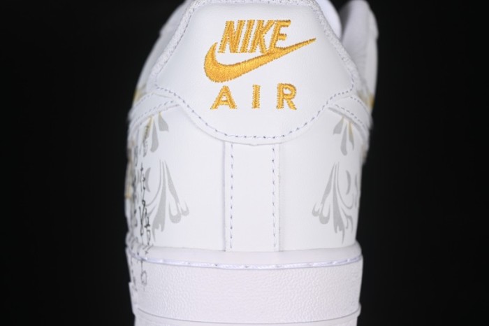 Nike Air Force 1'07 Low East Fence Drunk Chinese Style Gradient Yellow Low-Top Casual Sneakers - ZH0316-082