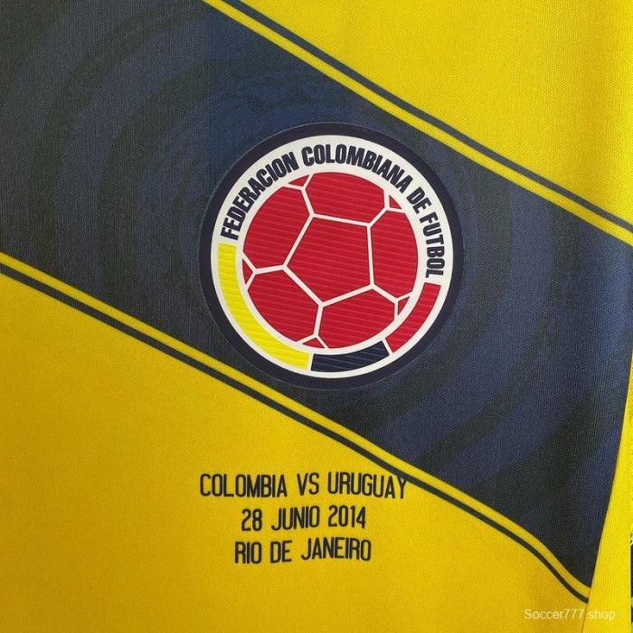Retro 2014 Colombia Home Jersey