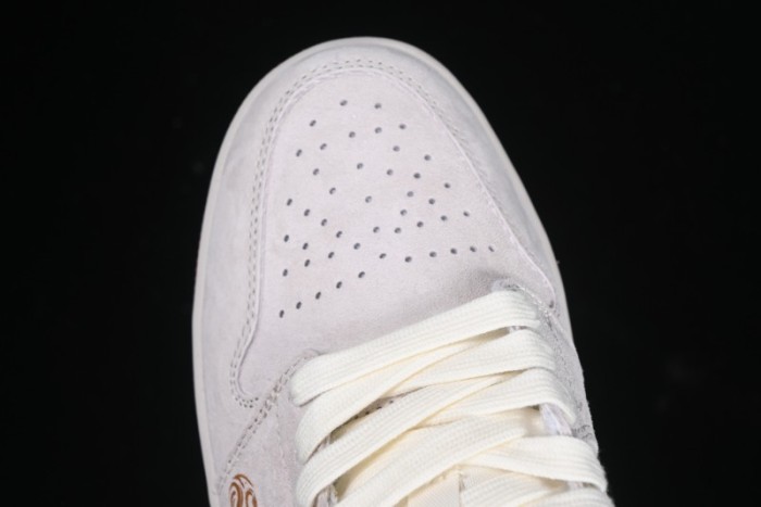 Nike Air Jordan 1 Low Retro Basketball Shoes Snake Year Limited Edition with Red Swoosh - XX3318-513