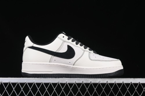 Nike Air Force 1 '07 Low UN Collaboration - Pig Eight Rice Black Line Casual Sneakers - BB7518-017